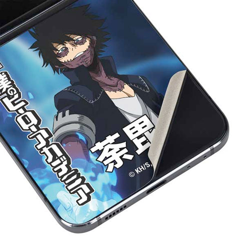 My Hero Academia Dabi Season 5 Galaxy Z Flip5 5G Skin
